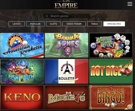 empire casino games